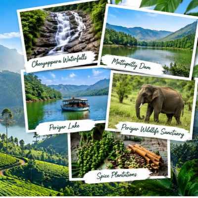 03 Night Kerala Tour Package – Munnar & Thekkady